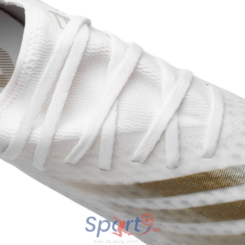 adidas X Ghosted .3 FG/AG Inflight - Footwear White/Metallic Gold/Silver Metallic
